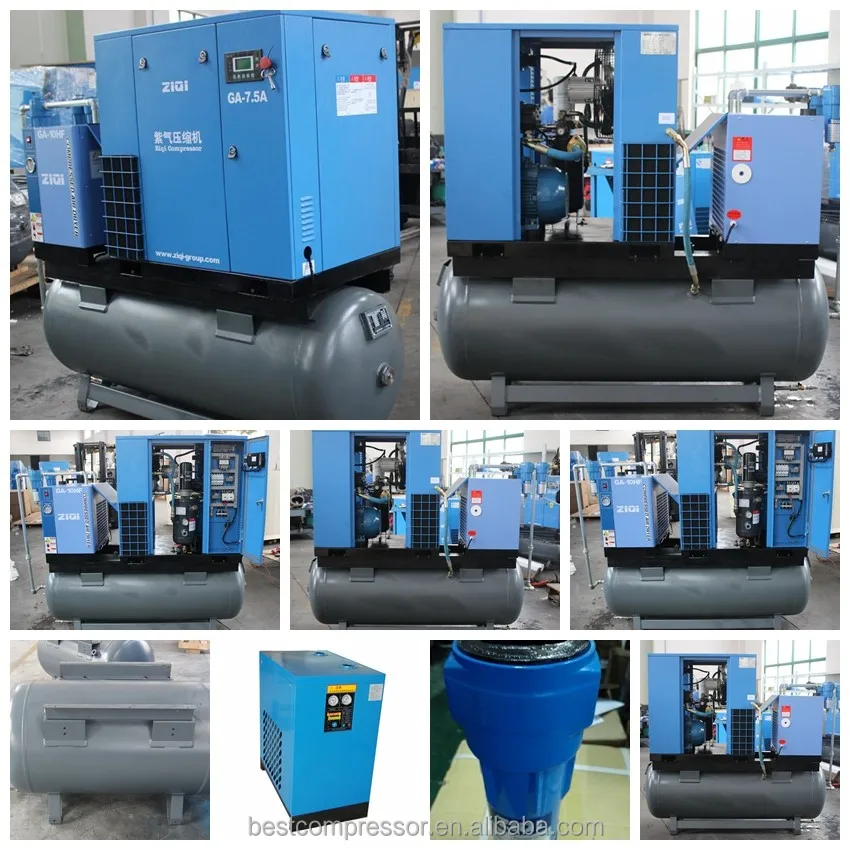 380V new screw air compressors