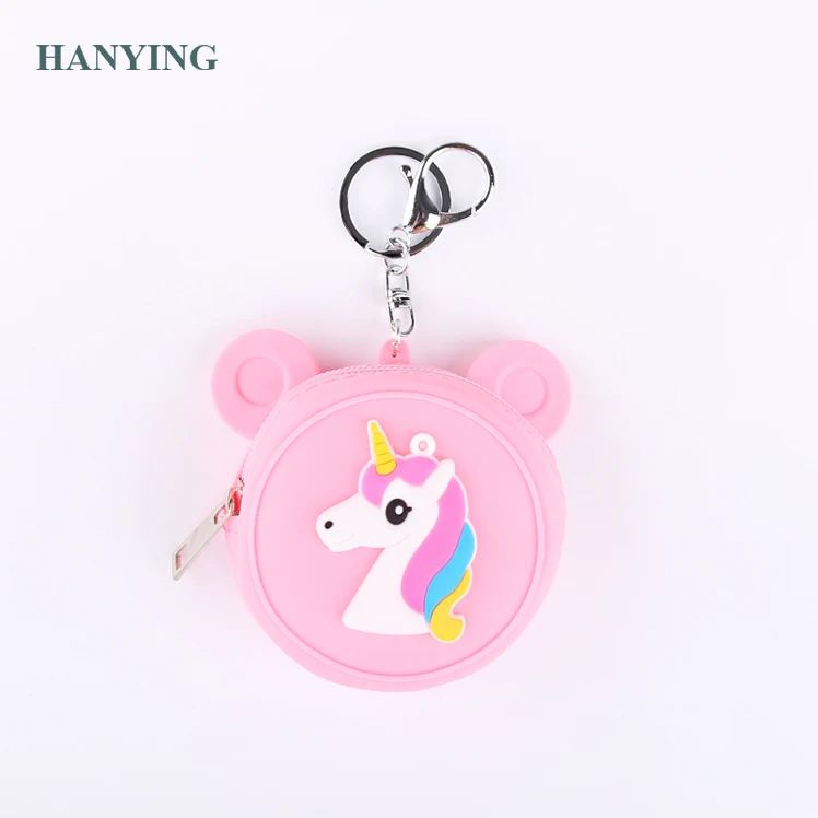 
Cartoon Animal Purse Custom Silicone Coin Purse Zip Coin Purse 