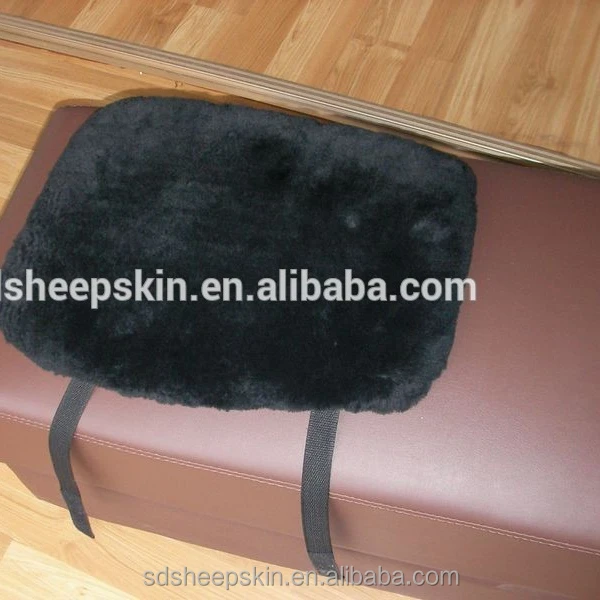 Sheepskin Black Motorcycle Seat Cover