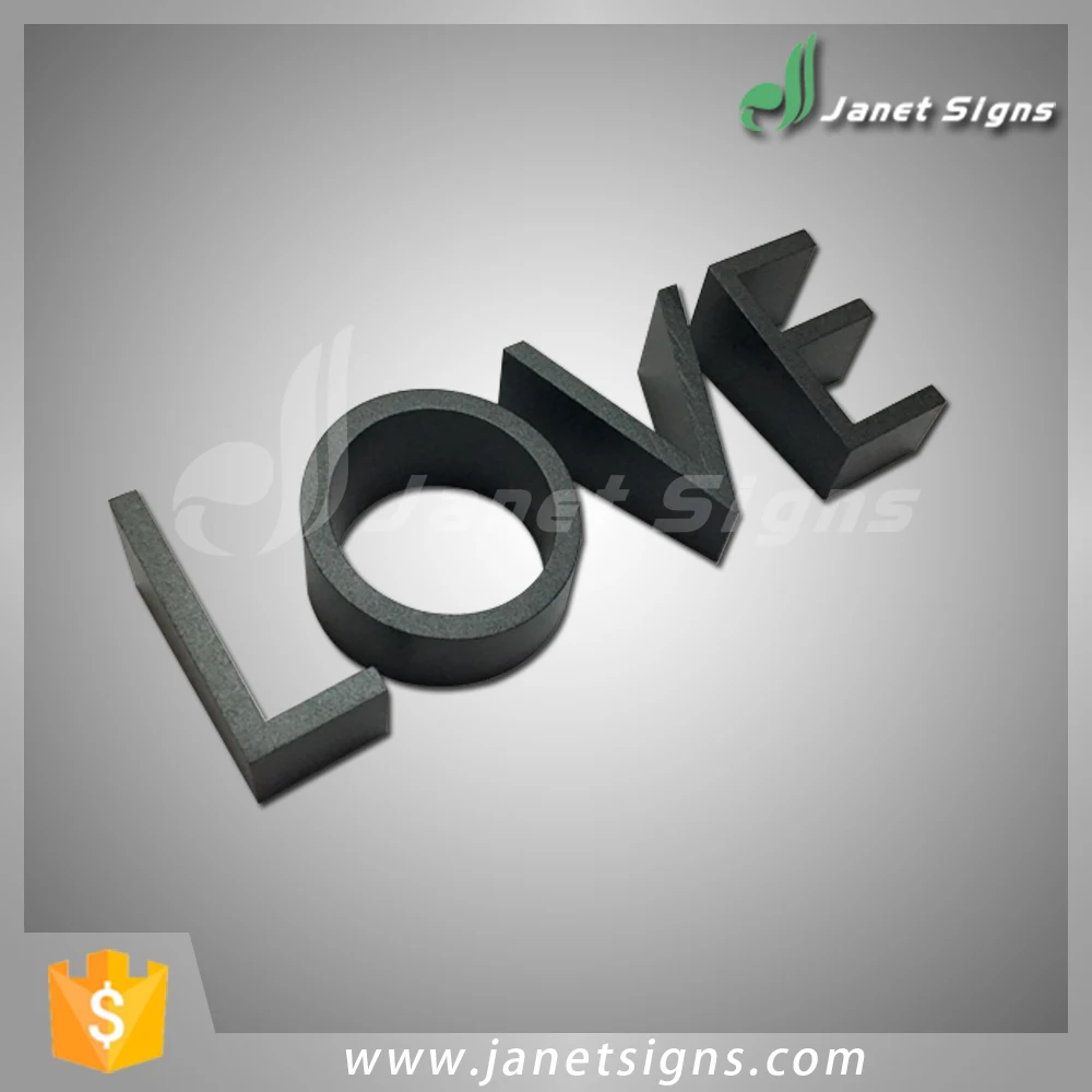 2017 New High quality cast aluminum letters and numbers