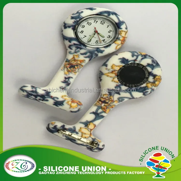 Good Product Colorful Silicone Nurse Watch Custom