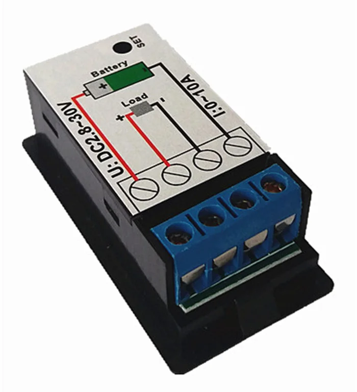 Digital LCD Battery Capacity Tester Meter PZEM-005 Voltage Current tester 2.8-26V 0-10A