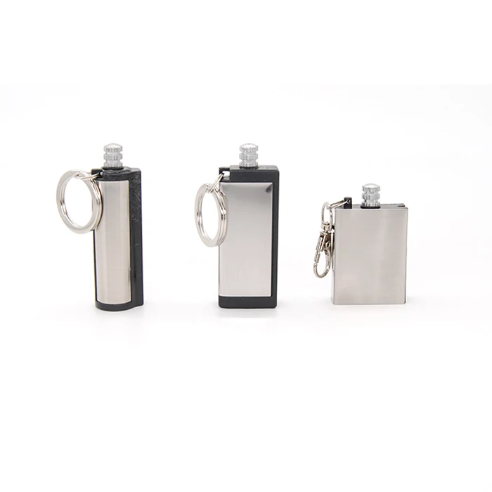 Mini Waterproof Emergency Safety Fire Starter Stainless Steel Plastic Match Striker OEM Customizable Magnesium Permanent Match