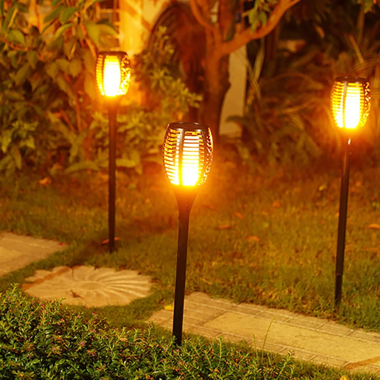 
High quality power led garden light waterproof solar flame lamp High quality power led garden light waterproof solar flame lamp