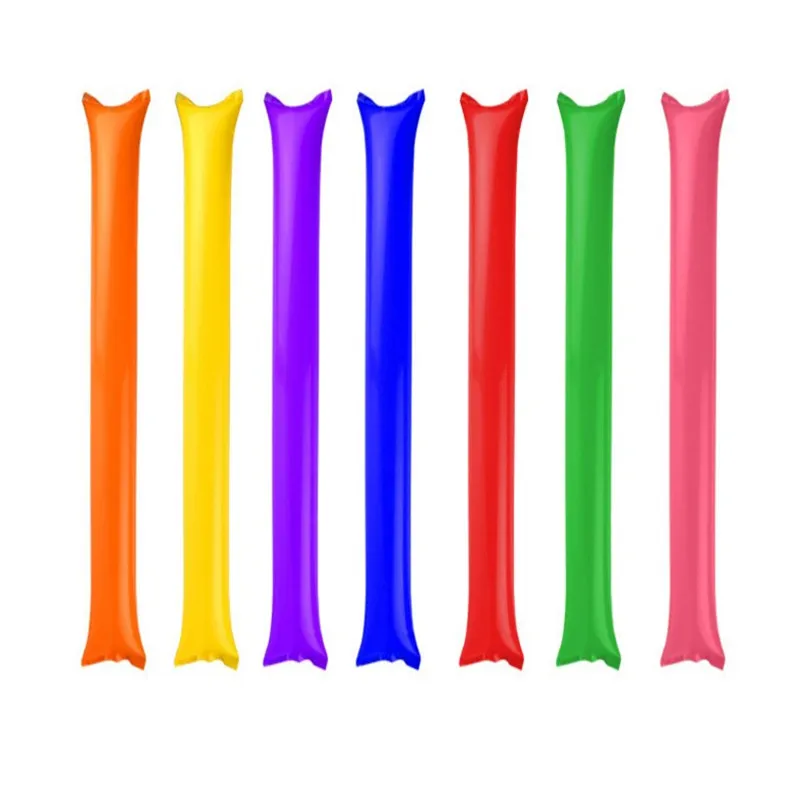 Promo colorful plastic inflatable cheering sticks