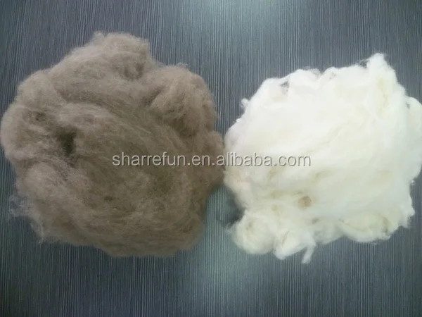 
 Чистые декорированные бело-коричневые волосы енота, волосы енота из животных от производителя  