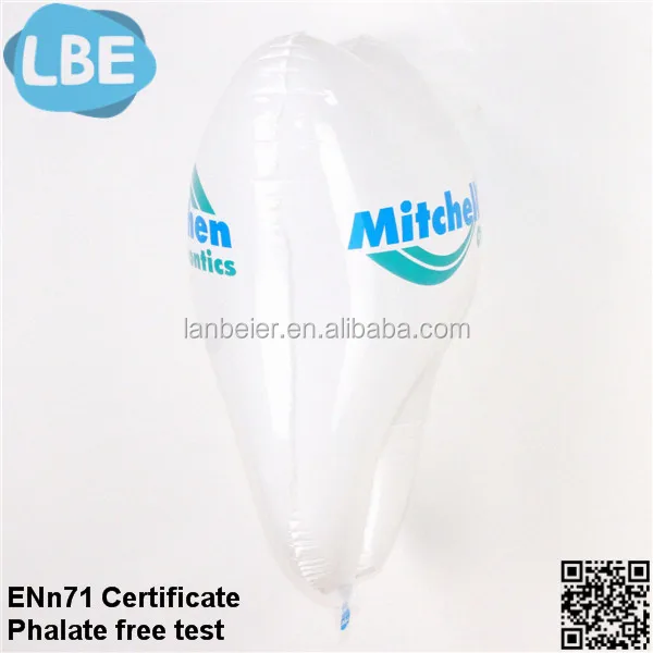 custom mylar balloon shape tooth shape