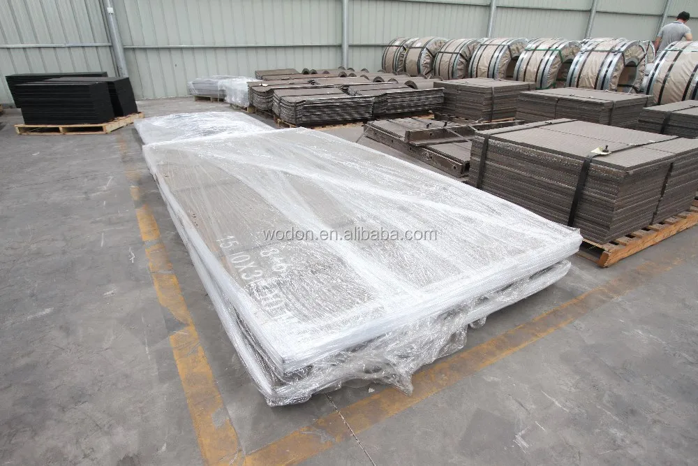 8 package of wear resistant plate