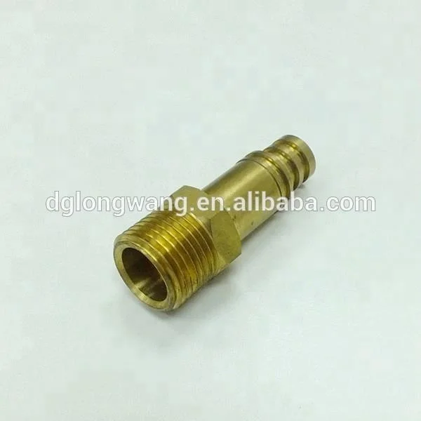 Custom OEM brass hardware CNC turned machining precision brass fitting component
