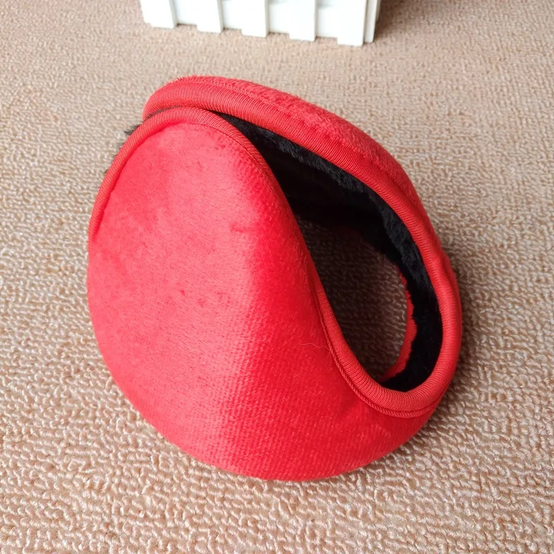 Custom Logo Simple Design Polar Fleece Earmuff Winter Windproof Fur Earwarmers