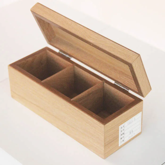 
Reliable quality custom design wood tea box with lid 