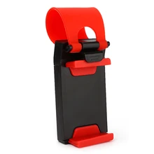 Universal Car Steering Wheel Mobile Phone Holder Rubber Band Clip Bike Cradle For iPhone 4S 5S 6 Samsung Cell Phone #iCarmo