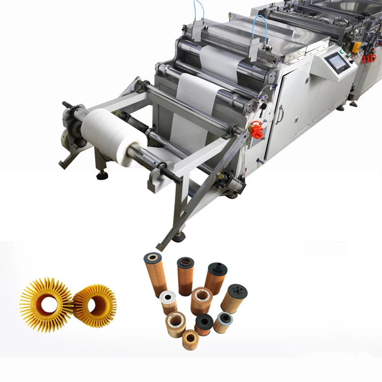 Air hepa filter Mini pleating production line (630) filter paper machine industrial folding machine