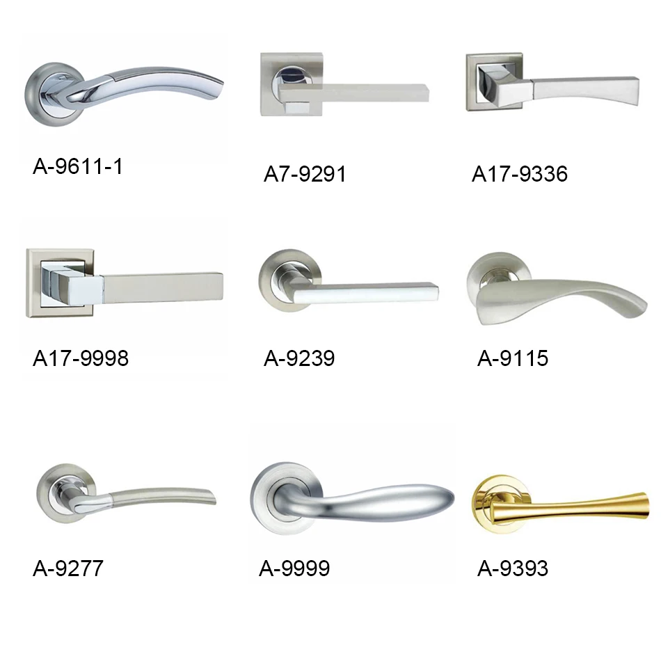 RGP Real Gold 85mm Wood Door Handle on Plate