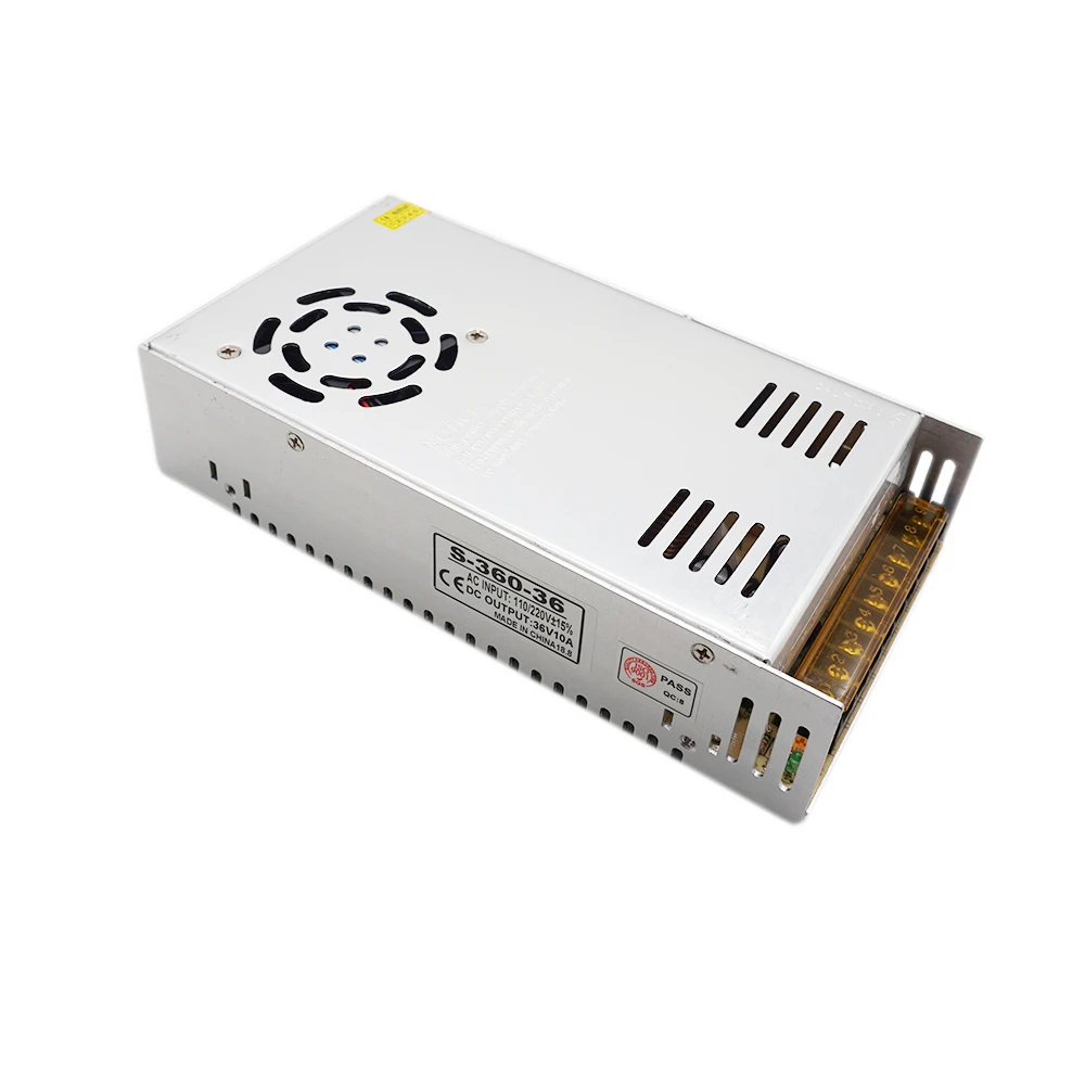 Led Switching Power Supply LED Driver SMPS 36V 10A 360W PSUs LED Transformer For Led Strips S-360-36