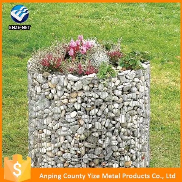 ПВХ гексагональной габионов, galfan gabion box в alibaba онлайн