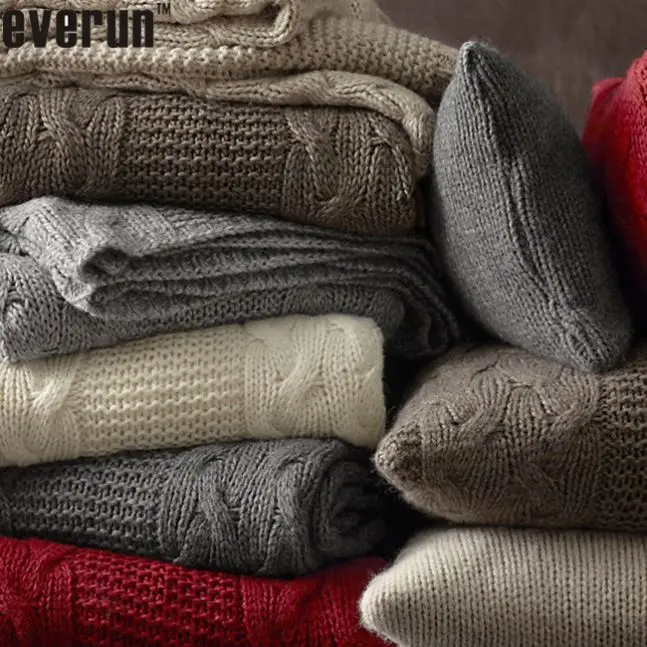 50CZ65 airline blanket 100%Acrylic 100 Cotton Cable Knit fabric faux lambswool sherpa back throw Blanket