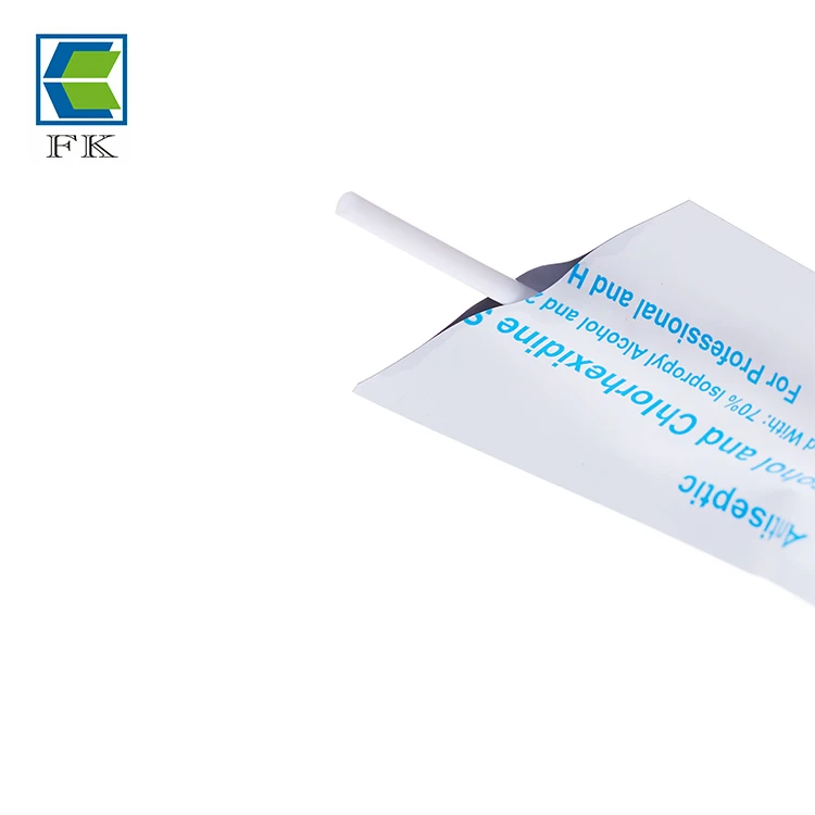 
70% Isopropyl +2% chlorhexidine Swab Stick 