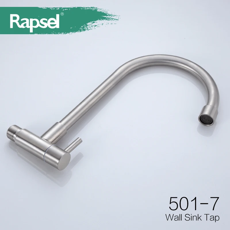 Rapsel New Design Wall Install Stainless Kitchen Tap