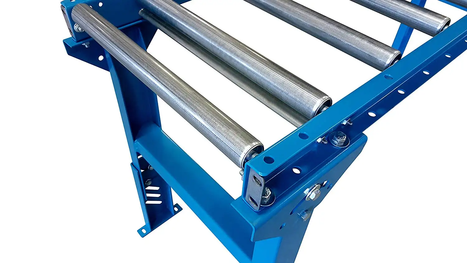 
Gravity roller conveyor for heavy goods transfer 