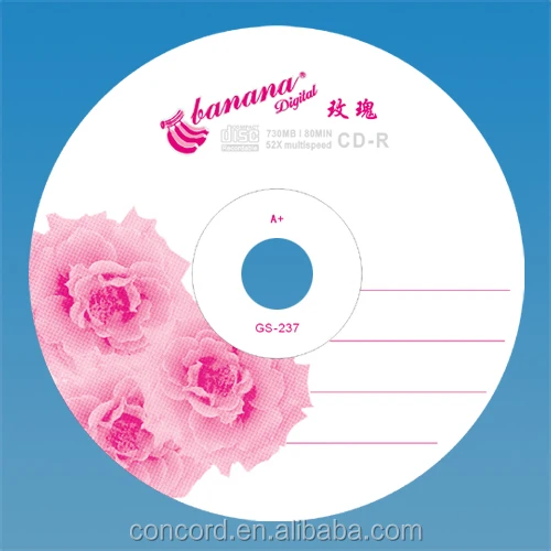 Audio CD R with 80minute CD blank disk