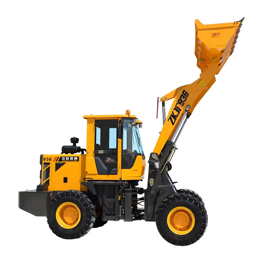 2 тонны мини фронтальный колесный погрузчик