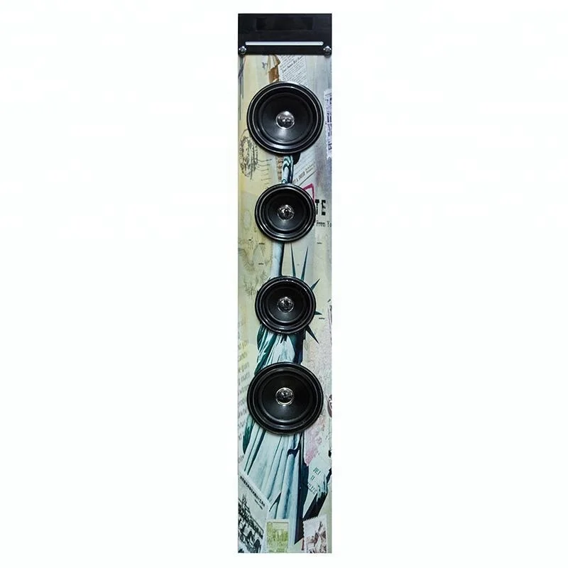 30W karaoke wireless tower CD boombox with Microphone function