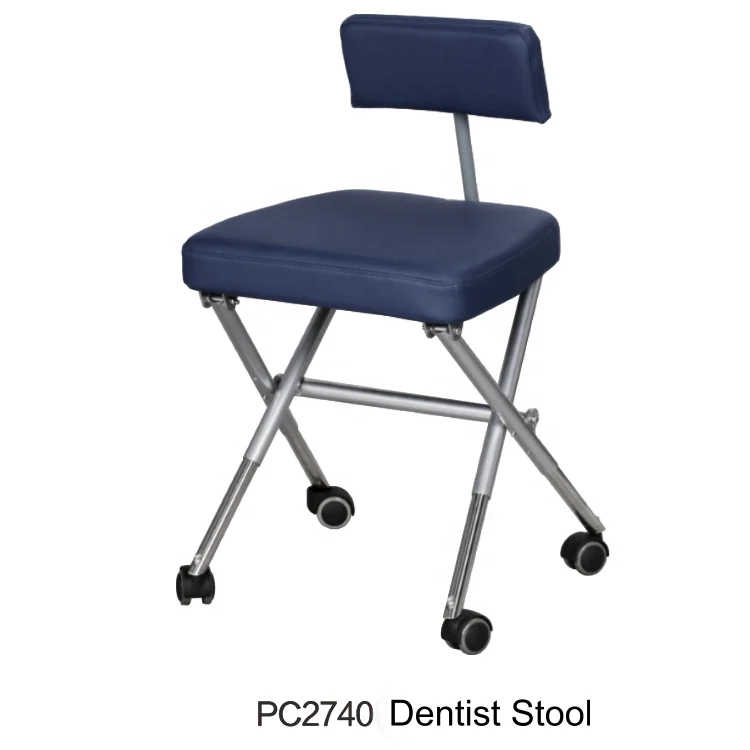TPC Portable Unit Easy Folded Foldable Chair Dental Folding Chair With Movable LED Oral LED Light