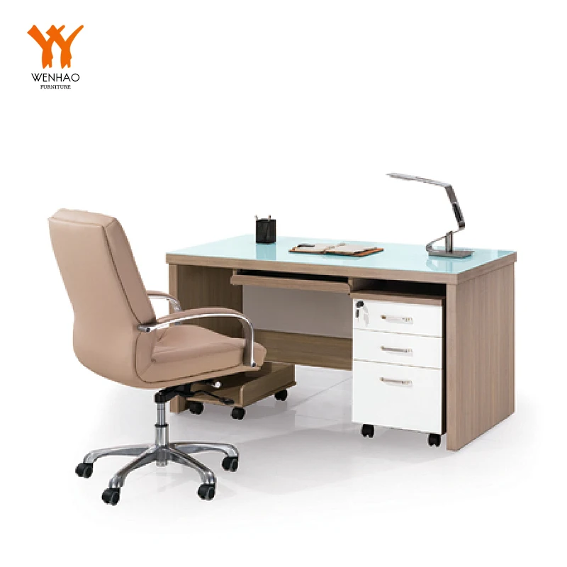 WENHAO aluminum office partition 4 seat office workstation cubicle