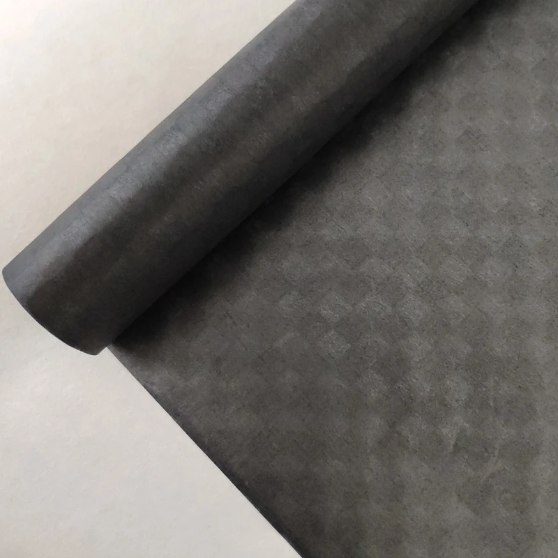 black bopp film laminated water proof eco friendly flower decorative wrapping paper rolls