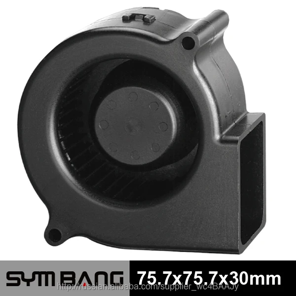 76x75x30мм 24 вольт dc осевая воздуходувка постоянного тока (DB7630)