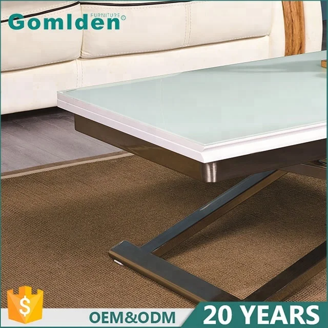 Modern high quality glass and wooden dining table/dining room furniture