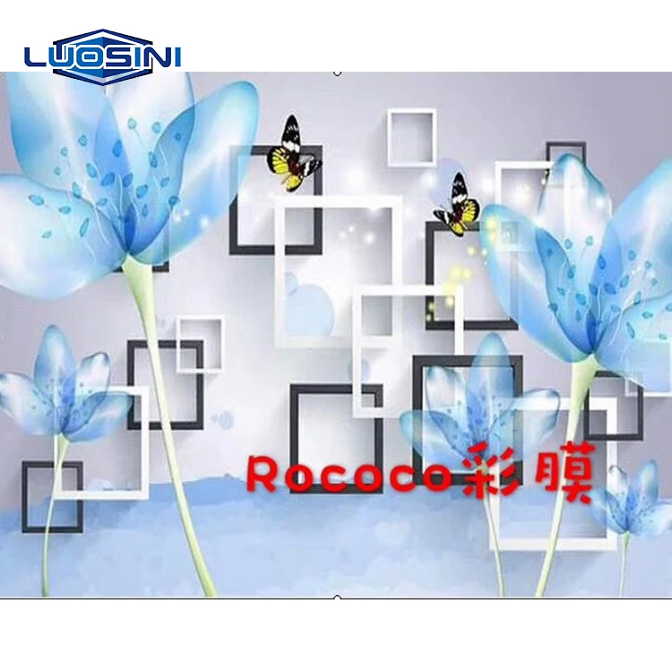 
PVC building material indoor decoration blue sky ceiling panel 