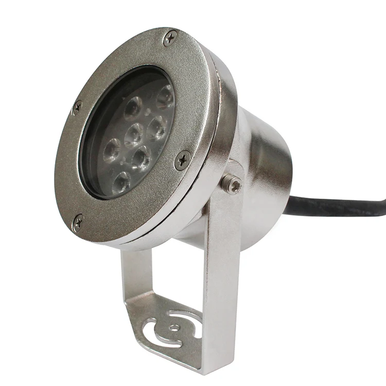 IP68 waterproof 27W DC24V 316L stainless steel factory produce led underwater fountain lights