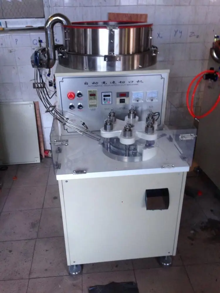 Plastic Cap Slitting Machine 30mm water bottle lid 28mm CSD Burglar proof ring Cap 38mm Juice bottle Cap cutting machine