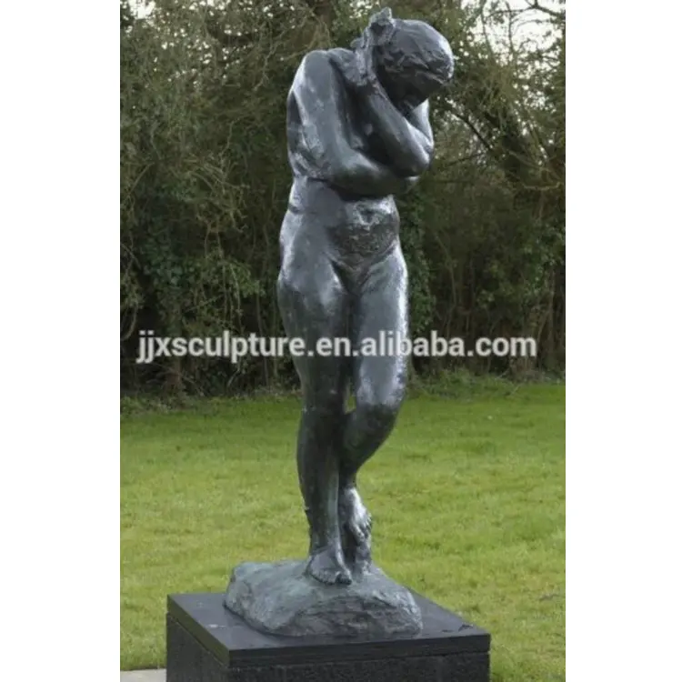 Знаменитая литейная бронзовая скульптура обнаженной женщины rodin