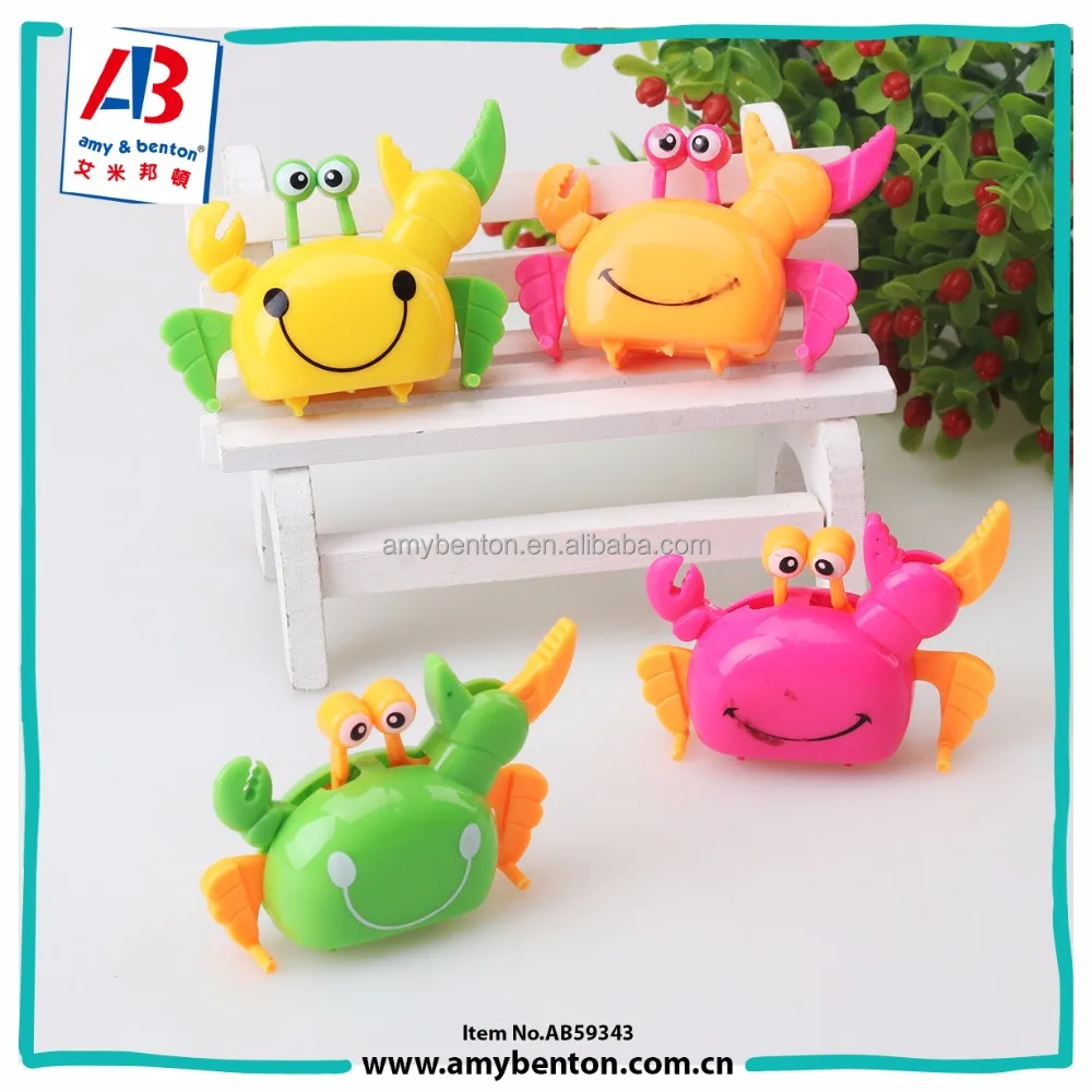 Cheap Plastic Lovely Crab Wind up toys for kids Party Favor