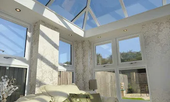 Customized Aluminum Frame Winter Garden Sunroom Conservatory  Glass Garden Glass House Used Sunroom