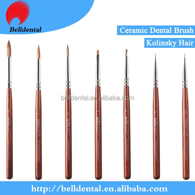 
Denture Dental Porcelain Ceramic Polishing Kolinsky Hair Brush 