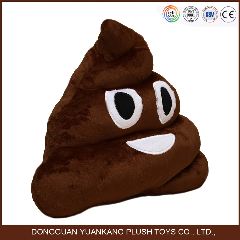 Оптовая 35 см высота плюшевые мягкие корма emoji подушка