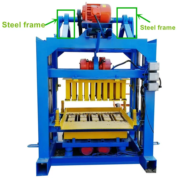 Small scale  QT4-40 cement brick making machine block making machine price list