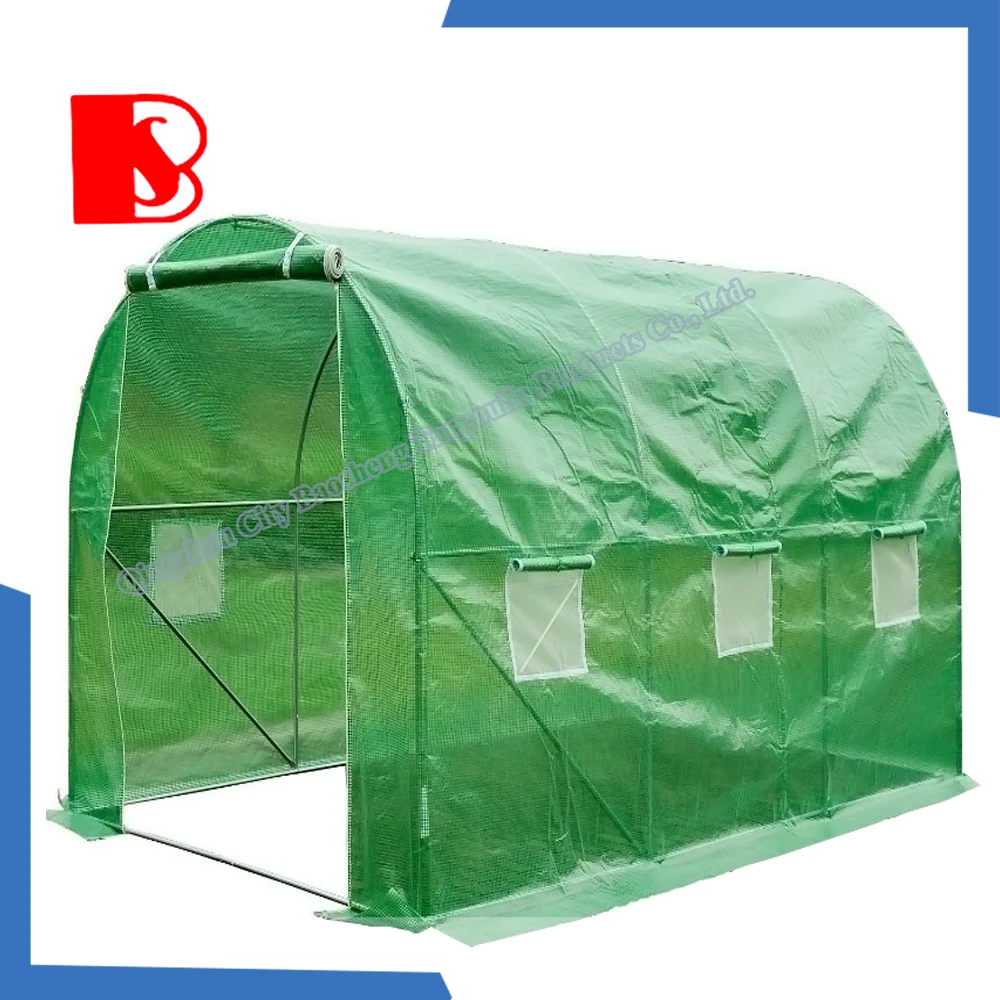 
high steel connector and frame dome tunnel greenhouse, growing greenhouse for plant 