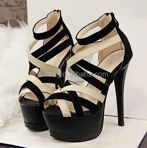 European colors sexy ldaies high heel sandal