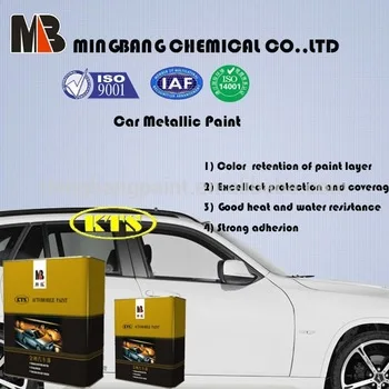 1K Car Paint Pearlescent White For Car Refinishing