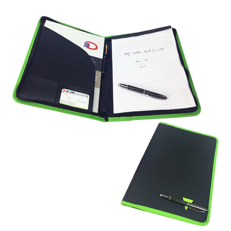 Wholesale Classic design nylon business document holder zipper portfolio document bag laptop sleeve felt A4 file folder