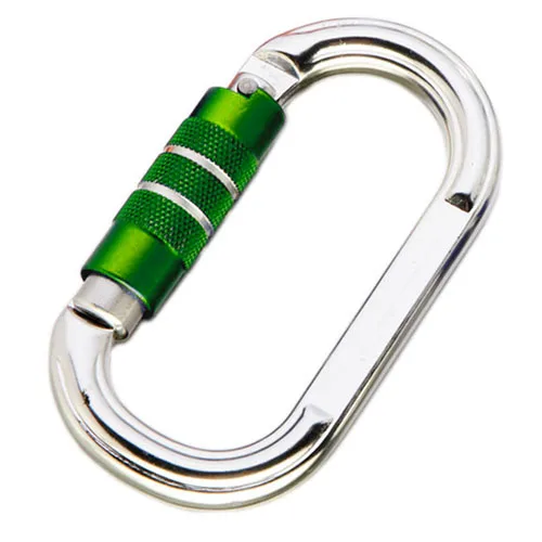 Mini Keychain Aluminum Screw Gate Swivel Carabiner