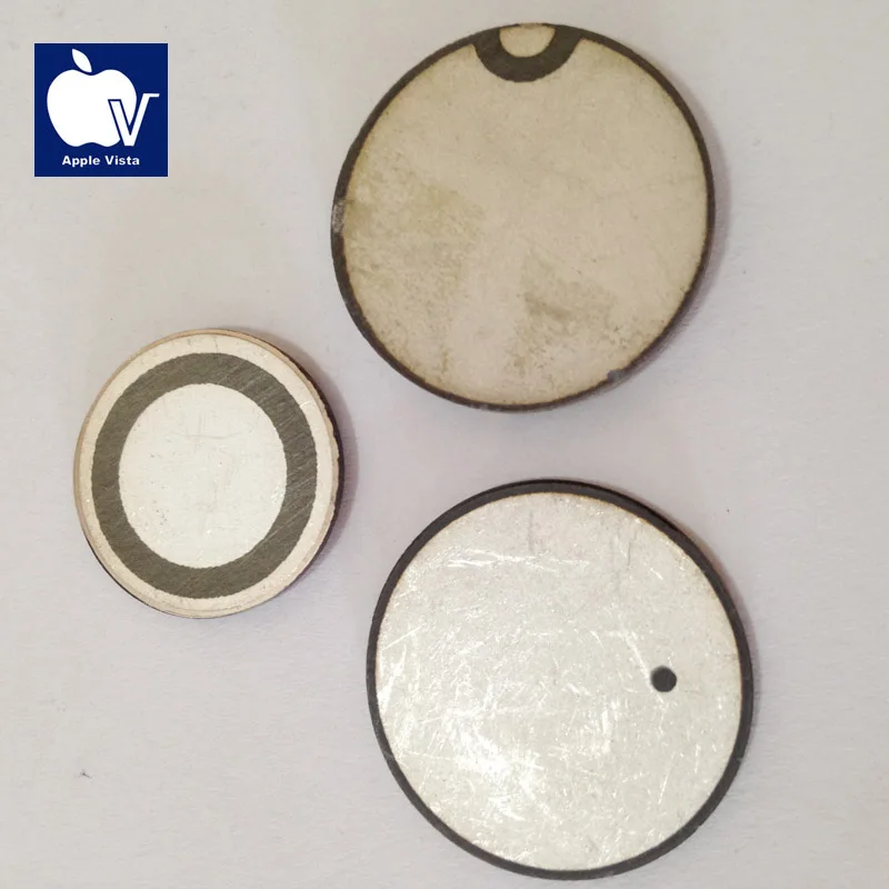 2 Mhz piezo ceramic PZT4 PZT5 PZT8 piezoelectric ceramic element piezo plate