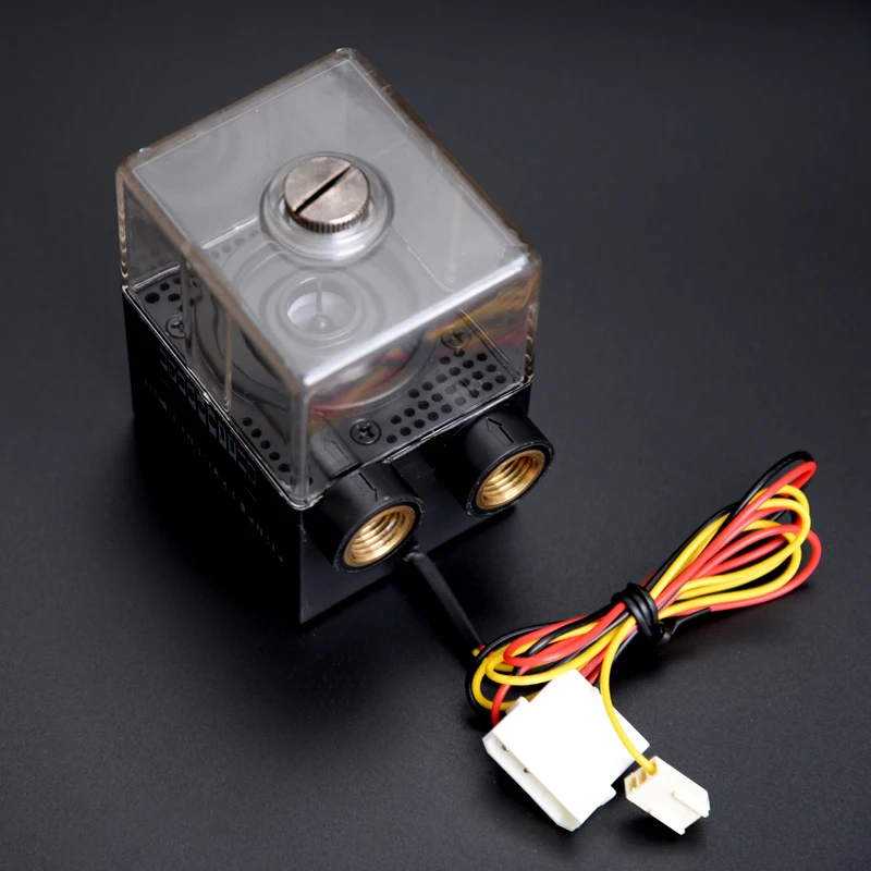 130ml Water Tank 12V DC 1.2A 650L/h G1/4 Thread Silent Computer Water Cooling Circulating Pump for PC Water Cooling