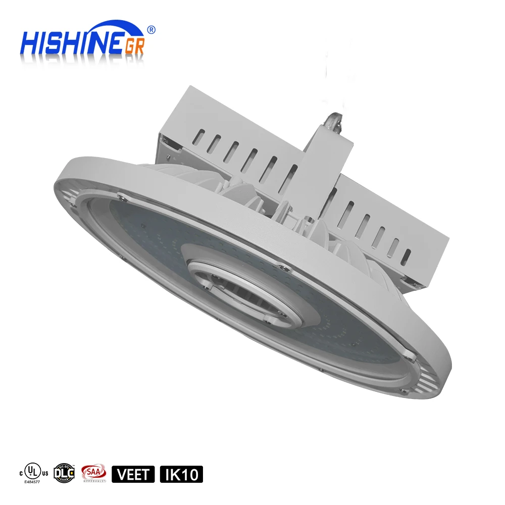 
2018 Hishine Lighting UL DLC Listed 150W 200W UFO High Bay Led Light 