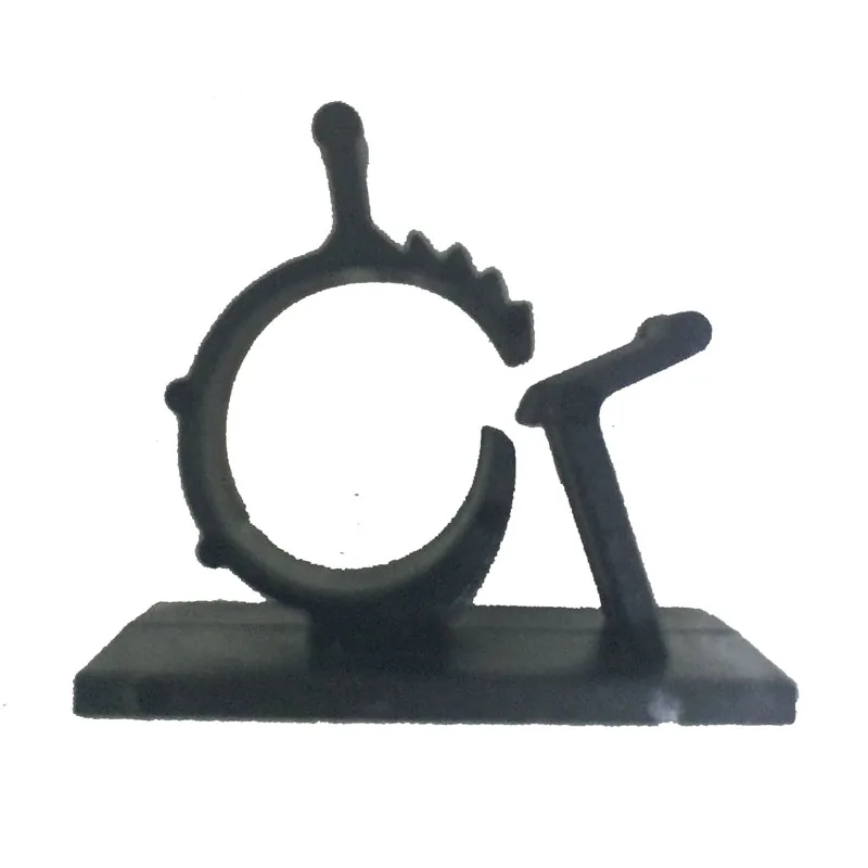 Wiring Accessories 0-10mm size Adjustable Green Sticky Adhesive Glue Cable Clips Car Charging Cable Holder Internet Line Finishing